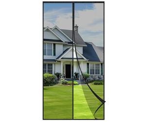 Velway Zanzariera Magnetica per Porta Finestra - 90 x 210 cm Tenda Zanzariera con Magneti, Rete Fine Traspirante, si Chiude da Sola, Facile da Installare, Zanzariere per Finestre e Porte da Balcone