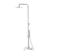 Vema Rubinetterie - Colonna doccia esterna a parete con soffione tondo V08228