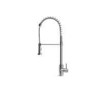 Vema Rubinetterie - Tiber miscelatore Cucina acciaio Inox [molla orientabile] - V18030.AC.005