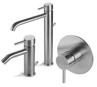 Vema Rubinetterie - TIBER Set miscelatore lavabo alto + bidet + miscelatore doccia