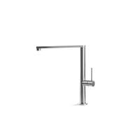 VEMA RUBINETTERIE - TIBER STEEL miscelatore cucina con canna piatta girevole acciaio inox - V20022 : Finitura - acciaio inox