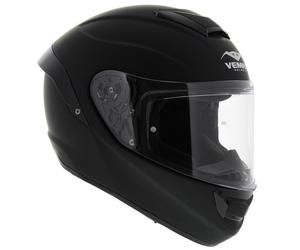 Vemar Hurricane H0S Solid nero opaco - Taglia XL - Casco moto da corsa