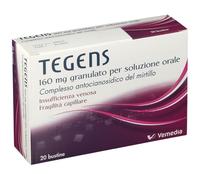 Tegens Granulato per soluzione orale 160 mg - Insufficienza venosa - 20 bustine