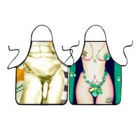 VemeFufu Divertente Grembiule, sexy divertente Grembiule da donna, costume Dirndl per barbecue, cuoco, cucina, regali, uomini e donne