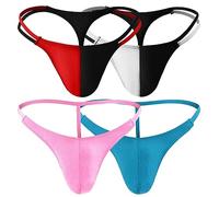 VemeFufu Maschile Perizoma Uomo Intimo Tanga Perizomi Uomini Strings Slip Morbidi Mutande Lingerie 4 Pezzi