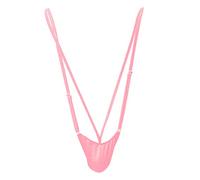 VemeFufu Uomo Sexy Perizoma G String Tanga Intimo Uomini Hot V Cinturino Sottile Elastici Thong Maschile Mutande Taglia Unica Rosa