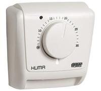 VEMER VE020400 KLIMA 3L - Termostato Meccanico a Membrana di Gas per Caldaia/Condizionatore, Funzione Inverno/Estate + Spia ON, Bianco