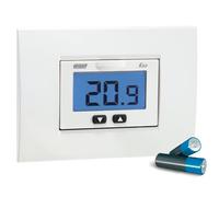 VEMER VE267100 KEO-B LCD - Termostato da Incasso per Caldaia con Display e Alime