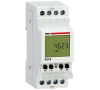 VEMER VE475000 PC1R - Centralina Controllo Carichi, Relè di Controllo per Impedire il Distacco dell'Interruttore Generale (Blackout), 1 Carico Non Prioritario Controllabile, Bianco