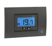 VE558300 KEO-A LCD - Termostato Da Incasso Elettronico Con Display LCD, Alimenta