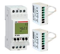 VEMER VE737300 SET PC RF8 - Set composto da 1 Centralina Controllo Carichi + 2 Attuatori Rx.16A a Radiofrequenza, Bianco