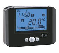 VEMER VE769200 Cronotermostato Mithos Color Wi-Fi da Parete a con Controllo Remoto Via App, 230 V, Nero