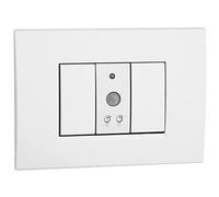 RILEVATORE DI MOVIMENTO DA INCASSO RIVELATORE PIR 1 MODULO VEMER VE770800 BIANCO