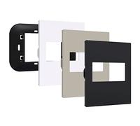 VEMER VE786500 NOW IRIDE/AROS - Kit ClickON Living Now Bticino compatibile con Cronotermostato Iride e Termostato Aros di Vemer, Frontalini Colore Bianco, Nero e Sabbia