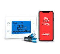 Cronotermostato smart Wi-Fi a batteria bianco Tuo Vemer VE788600