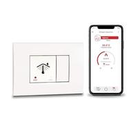 VEMER VE796000 OIKOS WIFI - Cronotermostato WiFi da Incasso 2 Moduli, Termostato