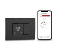 VEMER VE796100 OIKOS WIFI - Cronotermostato WiFi da Incasso 2 Moduli, Termostato