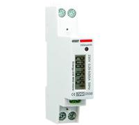 VEMER VE798900 ENERGY 230 M50 MICRO - Contatore Energia Elettrica Monofase da Barra DIN 1 Modulo, Misuratore Consumo Elettrico MID, Corrente Massima Misurabile 50A, Alimentazione 230V, Bianco