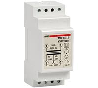 VEMER VN312500 TMD 15/12 - Trasformatore 12V per Campanelli, Installazione su Barra Din, Tensione Primario 230V, Tensione Secondario 4-8-12V, Potenza 15VA, Bianco