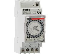 Interruttore orario elettromeccanico Vemer DUET-D 2 moduli DIN VP879100