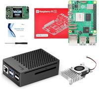 Vemico Raspberry Pi 5 16GB Kit con Pi 5 16GB scheda singola, dispositivo di raffreddamento attivo, custodia protettiva, scheda di garanzia e cacciavite