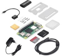 Vemico Raspberry Pi Zero 2 W Starter Kit RP3A0 5 Times Faster con 512MB RAM 64-bit ARM Cortex-A53 Processor, Custodia Case Cavo HD OUT/32G Card/Adattatore USB-OTG/Alimentatore Micro USB/Radiatore