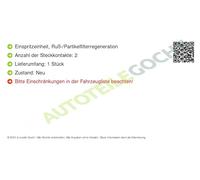 VEMO V25-67-0011 Gruppo iniettori, Rigenerazione filtro antipart. / particellar