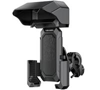 VEN - DENS Supporto per Telefono per Bicicletta con Morsetto per Manubrio - Nero