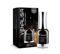 Venalisa - Top coat temperato senza dispersione, 12 ml, resistente ai graffi, a lunga durata, lucido, trasparente, 12 ml
