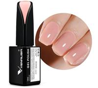 VENALISA UV Negellack naturale rosa pesca nudo 15 ml gel trasparente color nude smalto durevole pastello per nail art fai da te