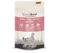Venandi Animal Kitten Pollo con Olio di Salmone 12 x 125 g umido gatto - 12 x 125 g