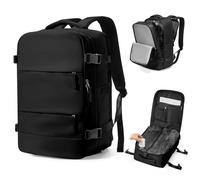 VENATIN Zaino da Viaggio con Sottovuoto con Pomp For Easyjet 45x36x20cm A01-nero