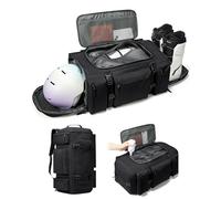 VENATIN Zaino Sci Porta Scarponi E Casco Sacca Sci Con Scomparto Per Accessori Sci snowboard E Compressione A Vuoto 70L Grande Capacita impermeabile Nero