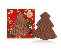 Venchi - Brutto&Buono, Lastra Artigianale di Cioccolato al Latte con "Nocciola Piemonte IGP" a Forma di Pino, 200 Gr, Senza Glutine, Edizione Limitata Collezione Natale, Idea Regalo