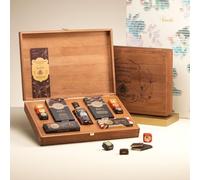 Venchi - Chocolate & Rhum Riserva 20 anni Experience - Degustazione Cioccolato e Distillato - Cioccolato Assortito, 332 g - Senza Glutine - Idea Regalo