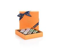 Venchi - Collezione Murrine - Cofanetto Arancio con Cioccolatini Cremini Assortiti, 135 g - Con "Nocciola Piemonte IGP" - Senza Glutine - Idea Regalo