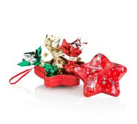 Venchi - Collezione Natale - Lattina Regalo Stella con Cioccolatini Cometa Assortiti, 37 g - Idea Regalo - Senza Glutine