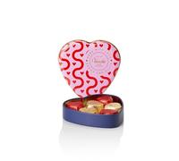Venchi - Confezione a Forma di Cuore in Latta, con 6 Cioccolatini al Latte e Fondenti, 48 Gr, Senza Glutine, Senza Coloranti e Conservanti, Idea Regalo San Valentino