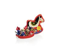 Venchi, Confezione Cavallino a Dondolo di Natale in Latta, con Cioccolatini Cometa Assortiti, Edizione Limitata, 160 Gr, Senza Glutine, Senza Coloranti e Conservanti, Idea Regalo e Decorazione