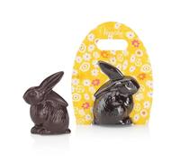 Venchi - Coniglio di Cioccolato Fondente 60%, Senza Glutine, Vegano, 100 gr, Collezione Pasqua, Idea Regalo