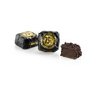 Venchi - Cubotto Chocoviar 75% - Cioccolatini ripieni di Cuor di Cacao con Cioccolato Extra Fondente e granella - Confezione da 1 kg - Vegano - Senza Glutine