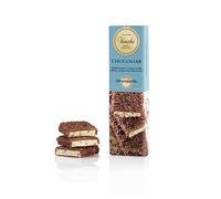 Venchi - Stecca di Cioccolato Chocoviar Stracciatella - Cioccolato al Latte con Ripieno di Panna e Nibs, 200 g - Senza Glutine