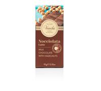 Venchi - Tavoletta Nocciolata al Latte, 95 Gr, con "Nocciola Piemonte IGP" Intera, Senza Glutine, Senza Coloranti e Senza Conservanti