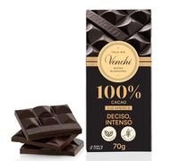 Venchi Tavoletta Sud America 100%, 70g - Cioccolato Extra Fondente 100% dal Gusto Aromatico - Vegano - Senza Glutine