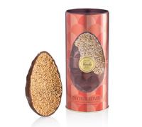 Venchi - Uovo di Cioccolato Chocoviar Gianduia, Gusto Gianduia, con Granella di "Nocciola Piemonte IGP", con Sorpresa, Senza Glutine, Vegano, 390 gr, Collezione Pasqua, Idea Regalo