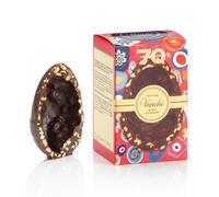 Venchi - Uovo di Cioccolato Mignon, Gusto Gourmet Extra Fondente 70% con "Nocciola Piemonte IGP", 70 gr, Senza Glutine, Vegano, Senza Sorpresa, Collezione Pasqua, Idea Regalo