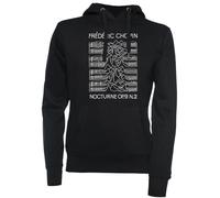 Vendax Chopin Unisex Felpa con Cappuccio Nero