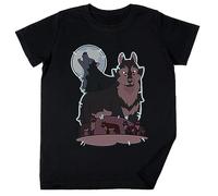 Vendax Hunters Wolf from The Owl House Bambini Ragazzi Ragazze Unisex Maglietta Nero