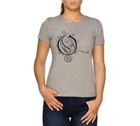Vendax Il Meglio del Logo Opeth T-Shirt Donna Grigio