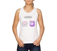 Vendax Pearl and Jam Start a Band - Canotta da donna, colore bianco